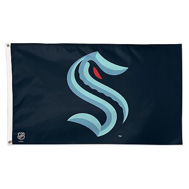 WinCraft Seattle Kraken 3' x 5' 1-Sided Deluxe Flag