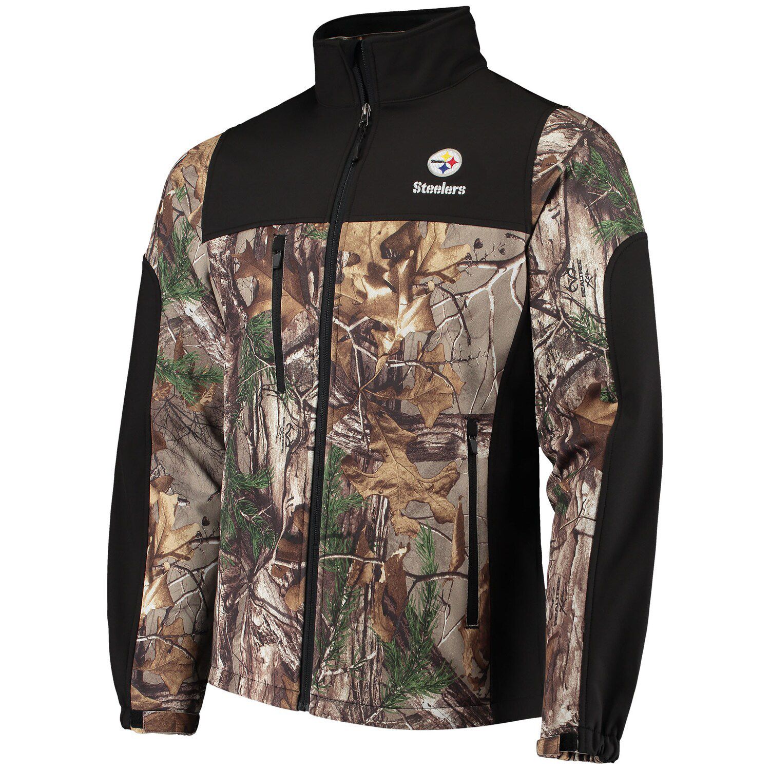 Men's Dunbrooke Realtree Camo/Black Pittsburgh Steelers Circle Hunter ...