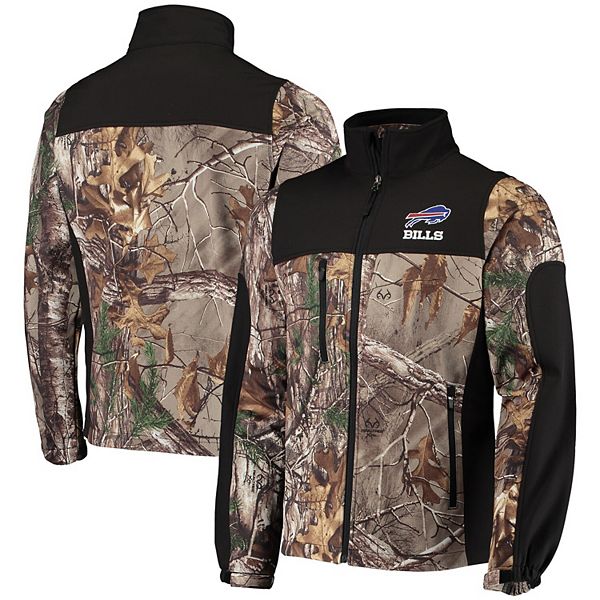 Men's Dunbrooke Realtree Camo/Black Buffalo Bills Circle Hunter Softshell  Full-Zip Jacket