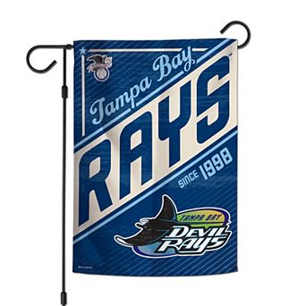 WinCraft Tampa Bay Rays Team 2-Sided 12'' x 18'' Garden Flag