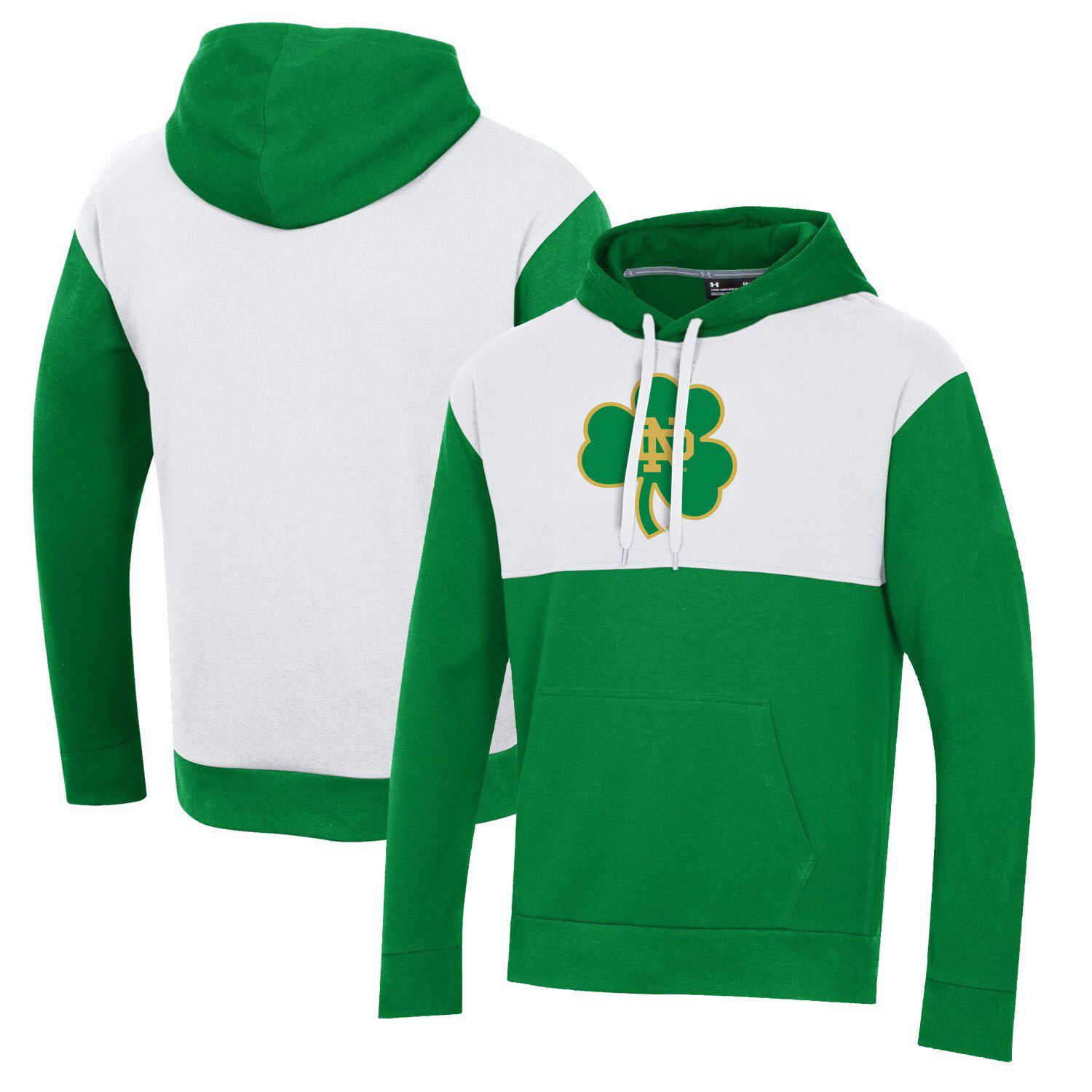 notre dame green pullover
