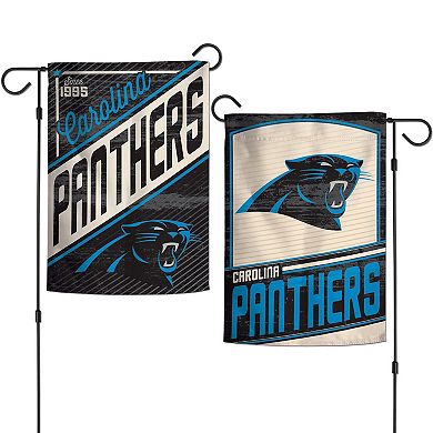 WinCraft Carolina Panthers Team 2-Sided 12'' x 18'' Garden Flag