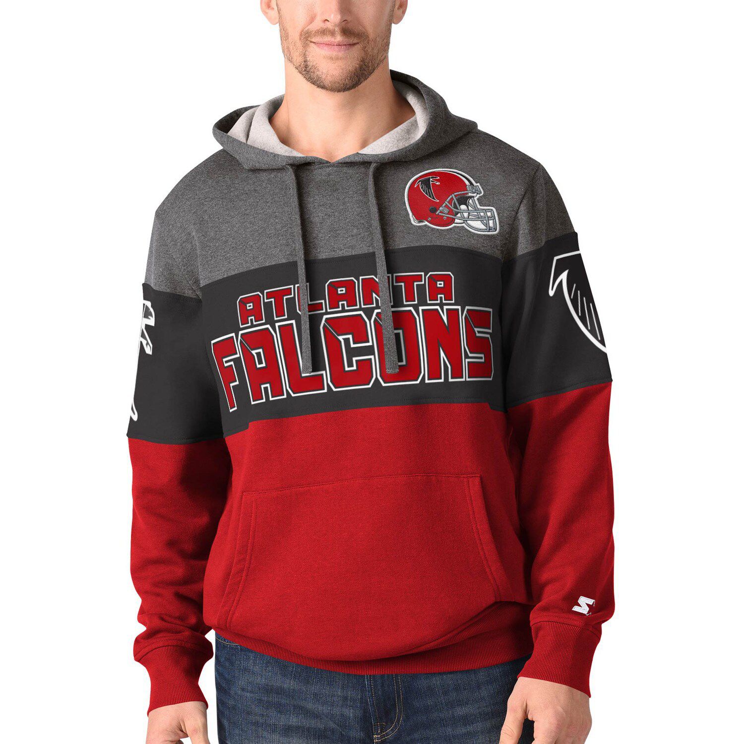 Atlanta Falcons 1966 throwback hoodie sweatshirt Mens XL NEW w