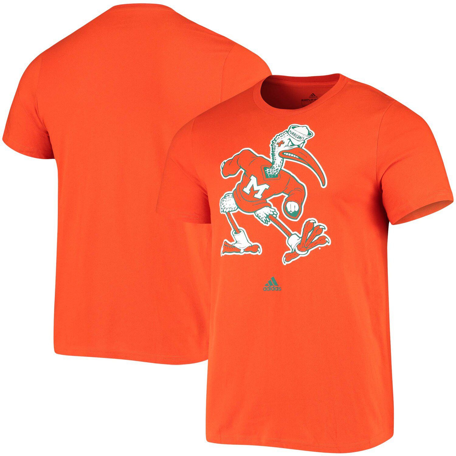 adidas orange t shirt