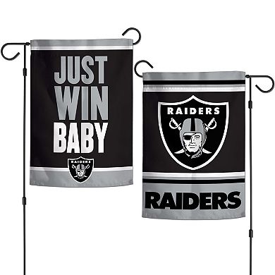 Las Vegas Raiders WinCraft 2-Sided 12'' x 18'' Garden Flag