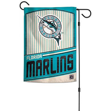 WinCraft Miami Marlins Team 2-Sided 12'' x 18'' Garden Flag