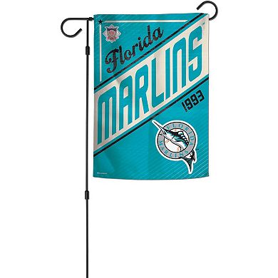 WinCraft Miami Marlins Team 2-Sided 12'' x 18'' Garden Flag