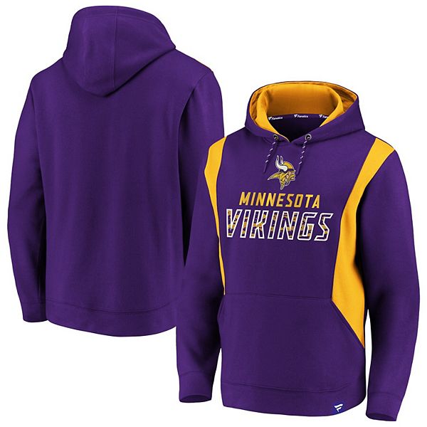 Mens Fanatics Minnesota Vikings Hoodie Pullover 2XL XXL NFL Pro Line purple