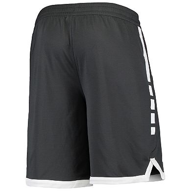 Men's Nike Anthracite Texas Longhorns School Logo Elite Stripe Performance Shorts