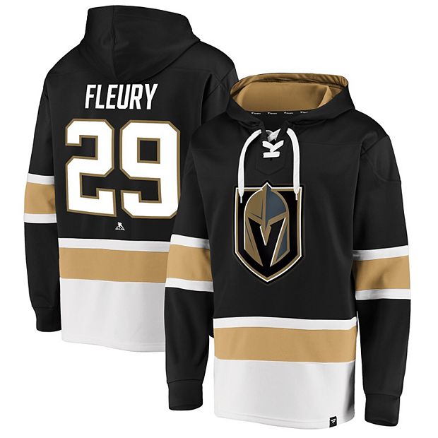 NHL Vegas Golden Knights Men's Long Sleeve Hooded Sweatshirt with Lace - S