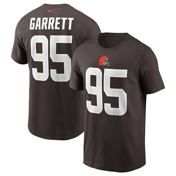 Myles Garrett Name Number Stripe Shirt