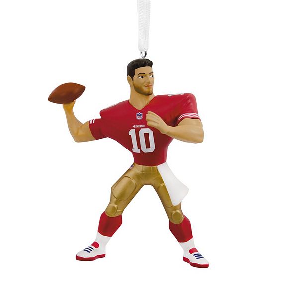 Jimmy Garoppolo Jersey Disc Shaped Plastic Ornament 49ers 