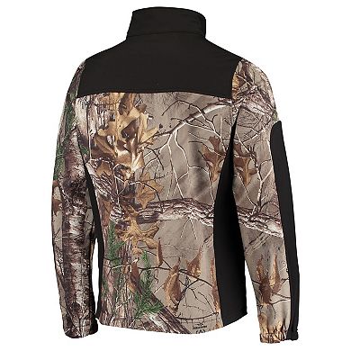 Men's Dunbrooke Realtree Camo/Black Chicago Bears Circle Hunter Softshell Full-Zip Jacket