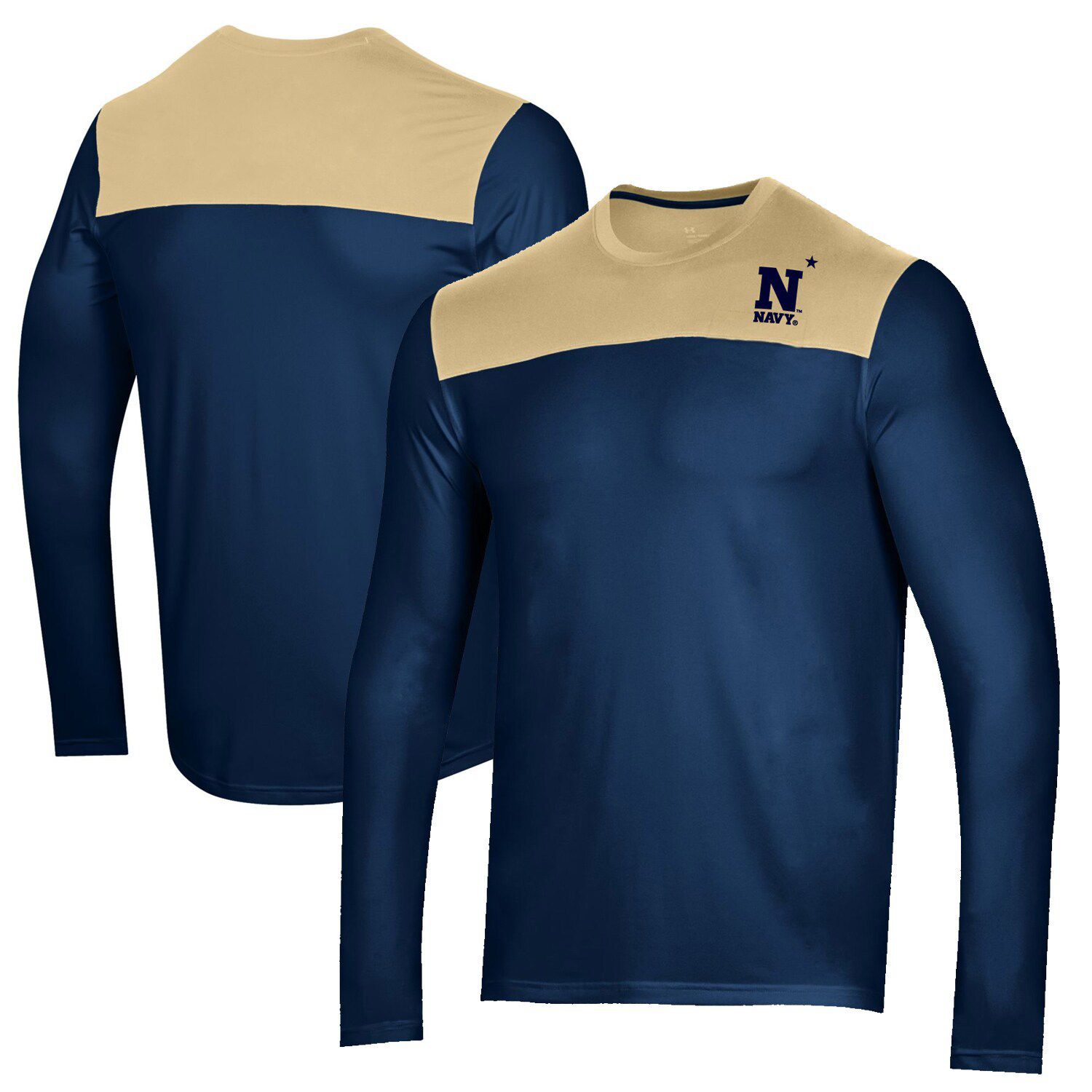 gold under armour shirt