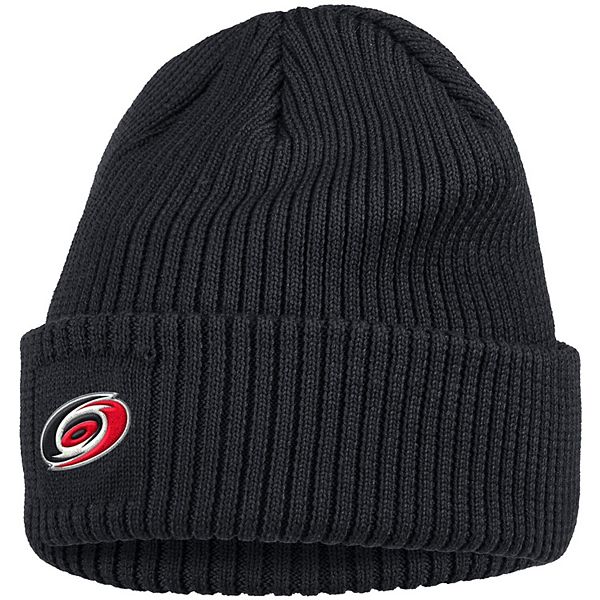 Women's adidas Black Carolina Hurricanes Primary Logo Cuffed Knit Hat