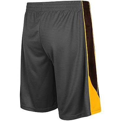 Men's Colosseum Charcoal Wyoming Cowboys Turnover Shorts
