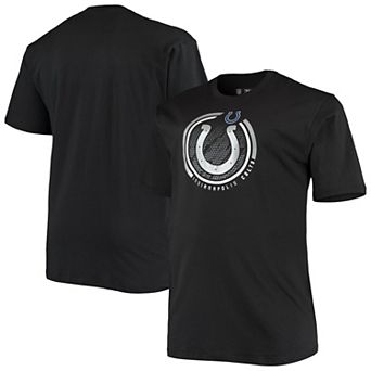 Men's Fanatics Branded Black Indianapolis Colts Big & Tall Color Pop T-Shirt