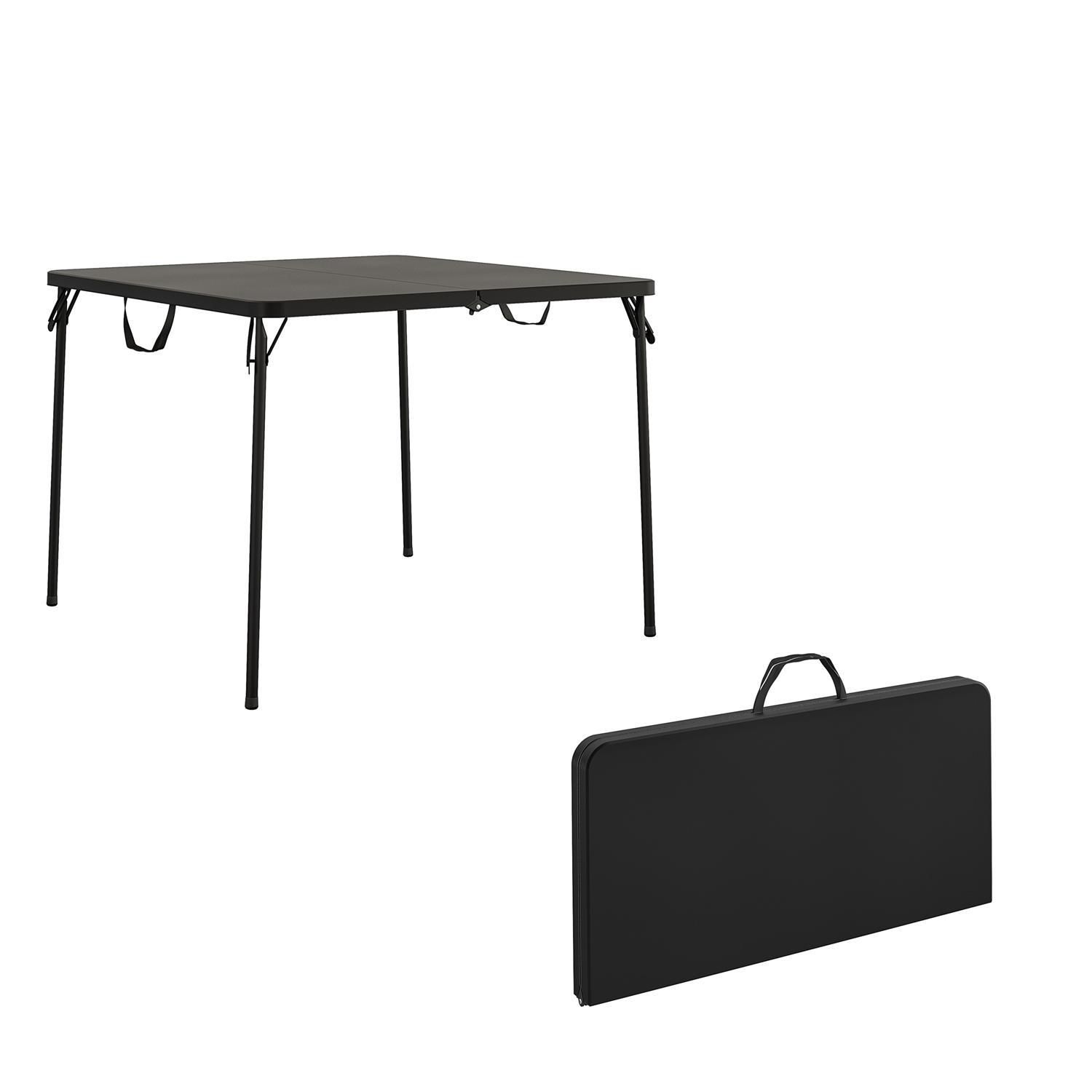 Cosco Foldable Card Table   4664238 Black