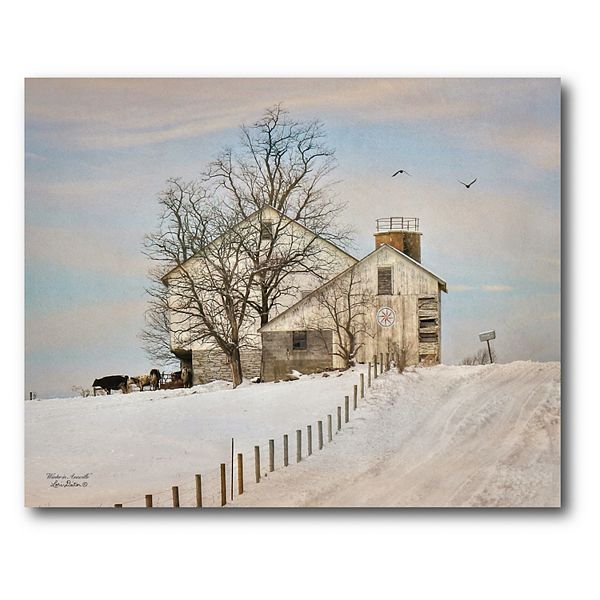 COURTSIDE MARKET House On The Hill Canvas Wall Art