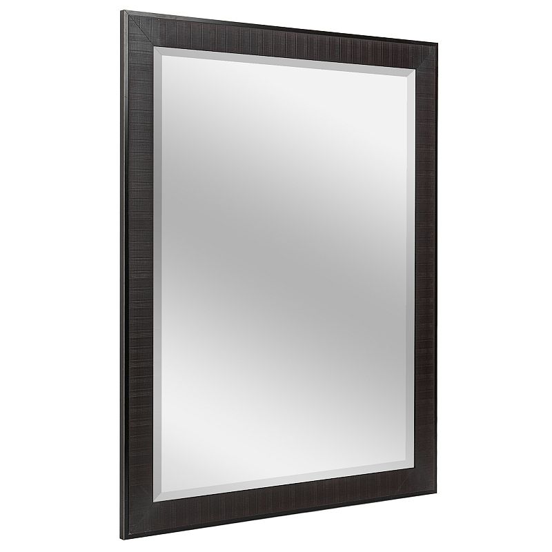 Head West Brown Framed Beveled Wall Mirror 45 x 35, 45X35