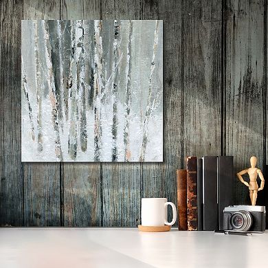 COURTSIDE MARKET Birch Blush I Canvas Wall Art