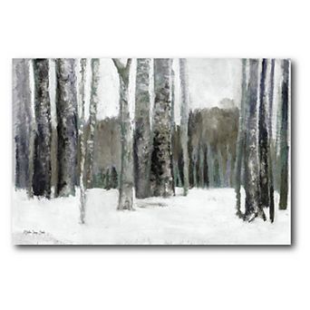 COURTSIDE MARKET Winter Forest Canvas Wall Art