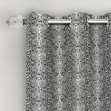 Achim Python Grommet Window Curtain