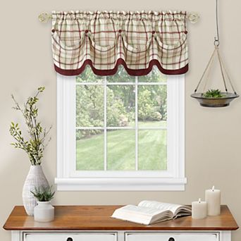 Achim Tattersall Tuck Valance with Buttons