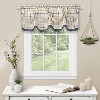 Achim Tattersall Tuck Valance with Buttons