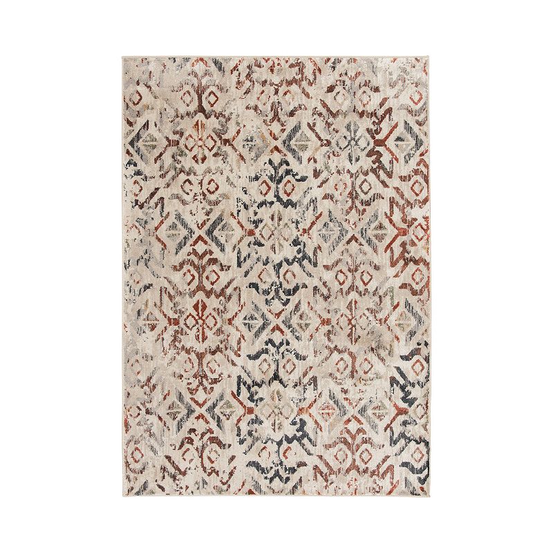 Loomaknoti Sophranan Area Rug, Brown, 5X7 Ft