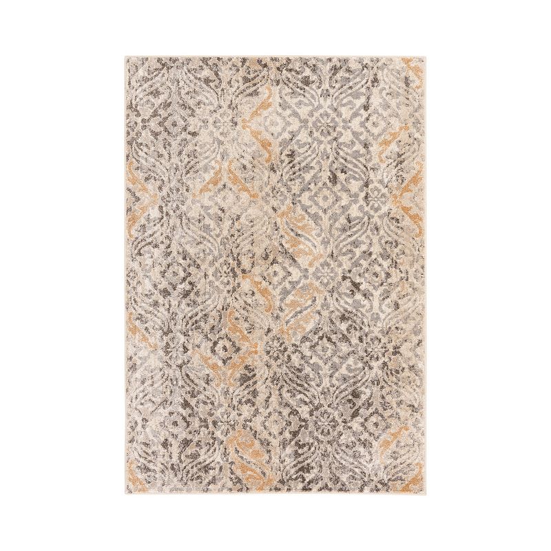 Loomaknoti Sunel Area Rug, Brown, 5X7 Ft