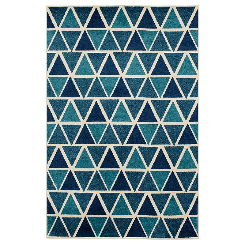 Loomaknoti Tino Indoor Outdoor Area Rug, White, 8X10 Ft