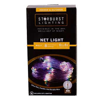 Kurt Adler 6-ft. LED Starburst Net Table Decor