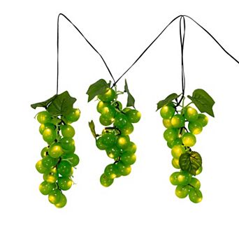 Kurt Adler LED Artificial Green Grape Wall Decor