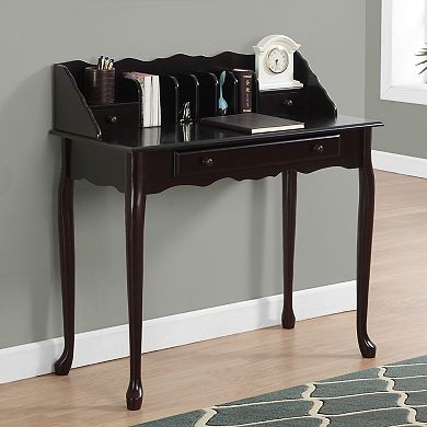 Monarch Dark Cherry Finish Computer Desk