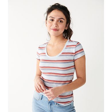 Juniors' SO® Slim Fit Tee