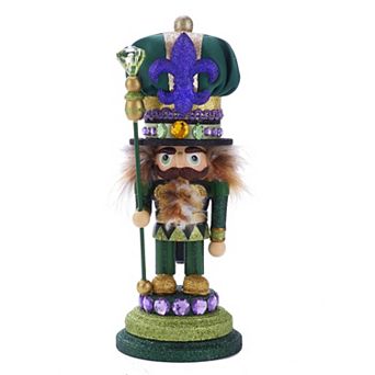 Kurt Adler Hollywood Mardi Gras Nutcracker Christmas Table Decor
