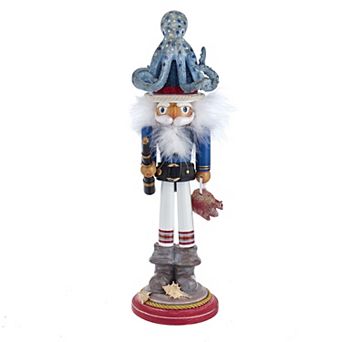 Kurt Adler Hollywood Octopus Hat Nutcracker Christmas Floor Decor