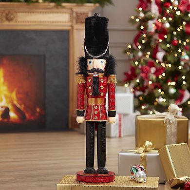 Kurt Adler Hollywood Royal Soldier Nutcracker Tall Christmas Floor Decor