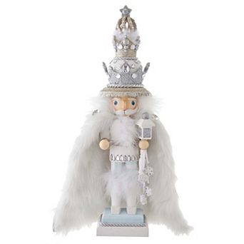 Kurt Adler Hollywood Faux Fur King Nutcracker Christmas Floor Decor