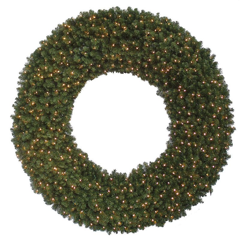 Kurt Adler 84-in. LED Artificial Christmas Wreath, Green