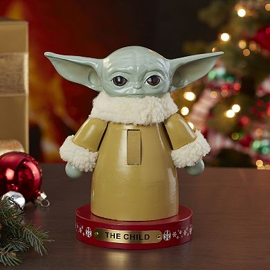 The Mandalorian The Child Nutcracker Christmas Table Decor by Kurt Adler