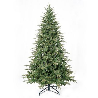 Kurt Adler 7.5-ft Pre-Lit Medium Grand Fir Artificial Christmas Tree