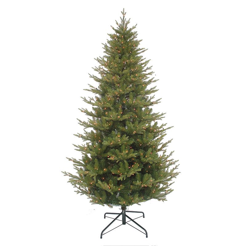 Kurt Adler 7.5-ft. Pre-Lit Frasier Fir Artificial Christmas Tree, Green