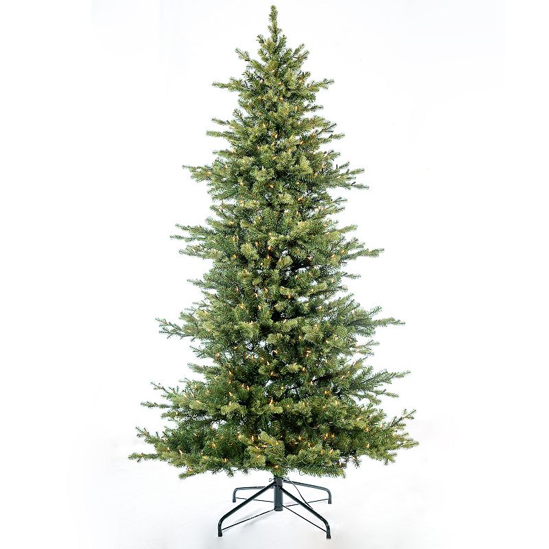 Kurt Adler 7.5-ft. Charleston Medium Artificial Christmas Tree, Green