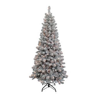 Kurt Adler 6-ft. Pre-Lit Clear New Brunswick Artificial Christmas Tree