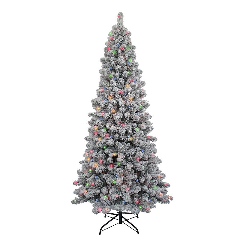 Kurt Adler 7-ft. Pre-Lit Multicolor New Brunswick Artificial Christmas Tree
