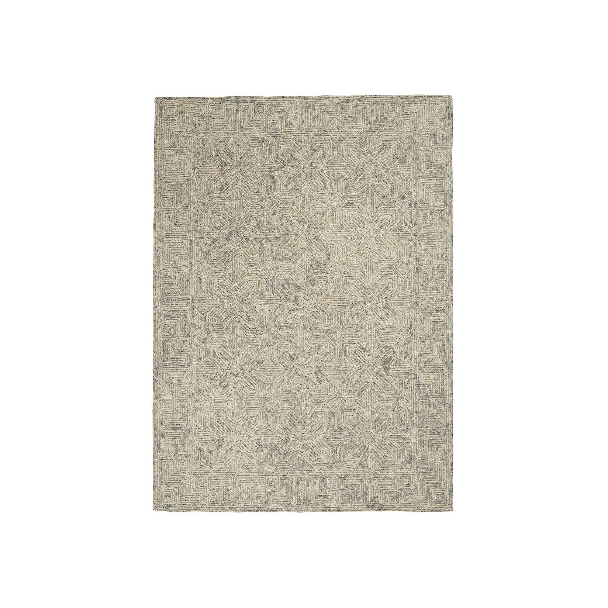 Nourison Vail Intrigue Area Rug, Beige Gray
