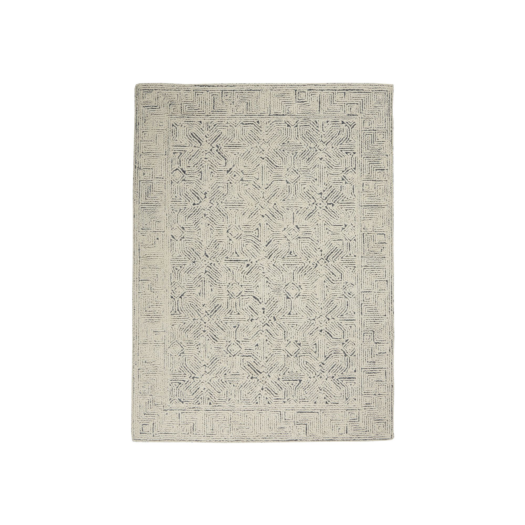 Nourison Vail Intrigue Area Rug, Ivory Navy