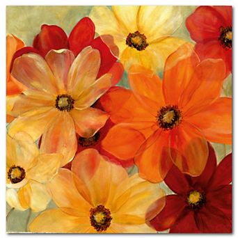 Courtside Market Colorful Blooms Canvas Wall Art